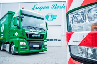 Roder moderner LKW Fuhrpark