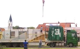 Roder LKW Fertighaustransport